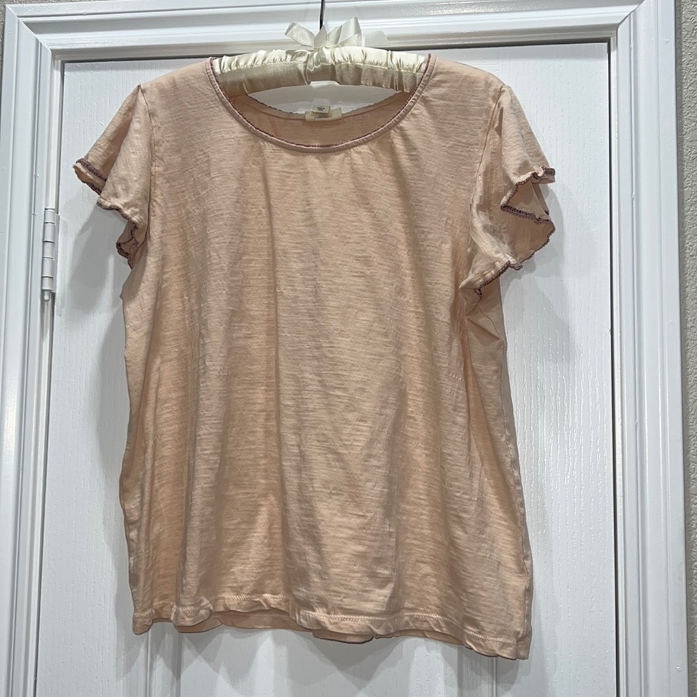 ANA A New Approach Flutter Sleeve Top